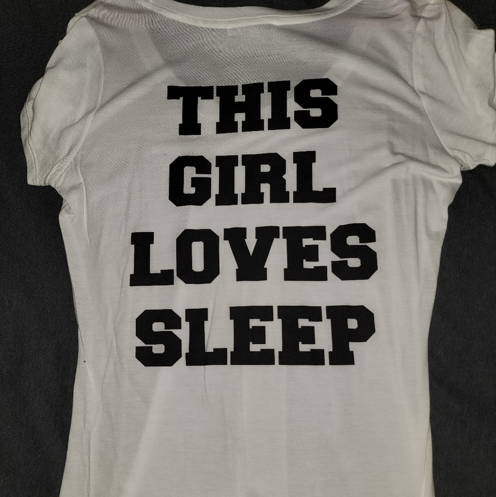 Express Love Sleep T-Shirt - Medium - White